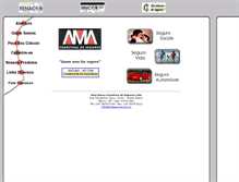 Tablet Screenshot of amaseguros.com.br